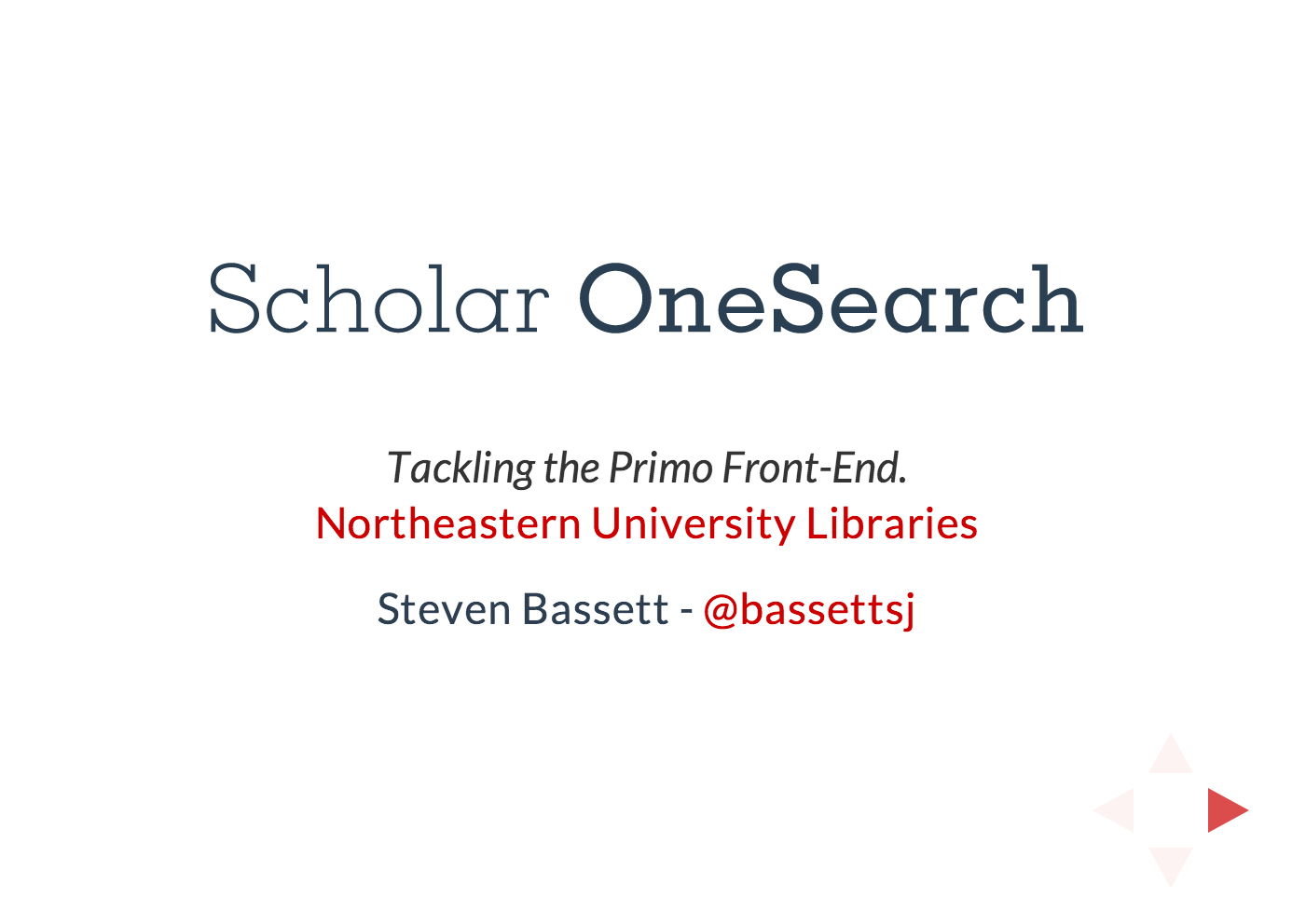 Scholar One Search